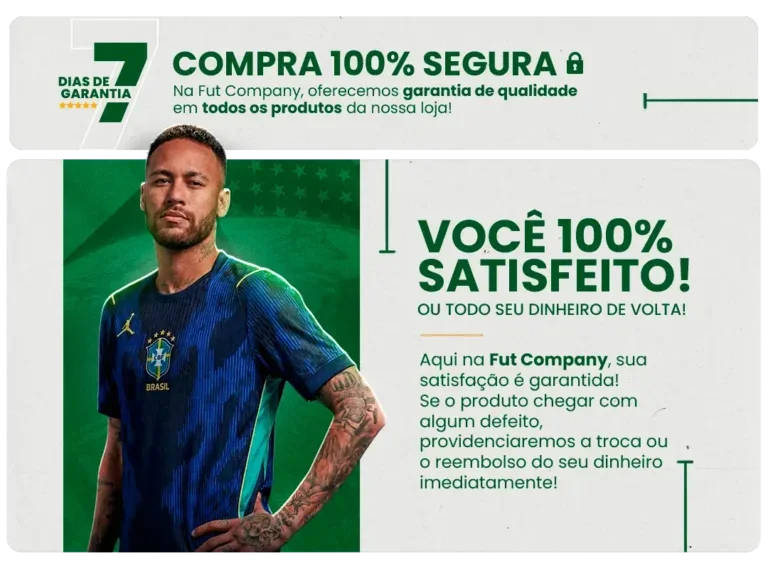 7 dias de garantia FUTCOMPANY